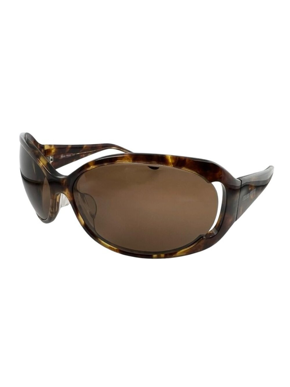 Miu Miu Tortoiseshell Acetate Brown Sunglasses Eyewear
